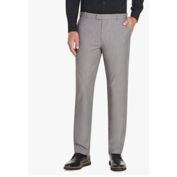 Van Heusen Gray Dress Pants for Men - Picture 1 of 13